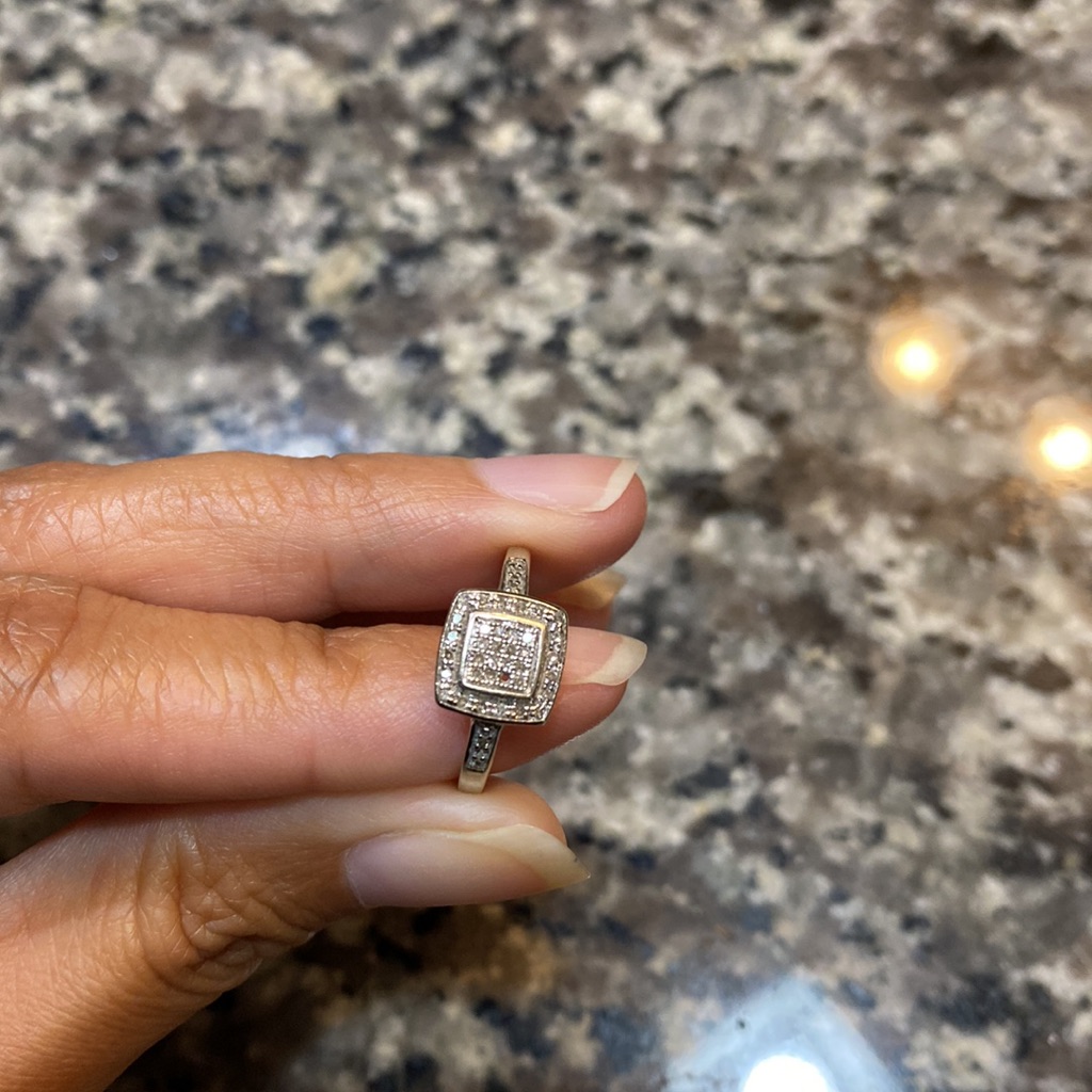 Solid 10k Yellow Gold Genuine Diamonds